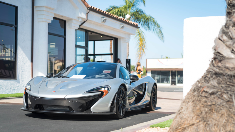 McLaren P1 outside the iLusso showroom
